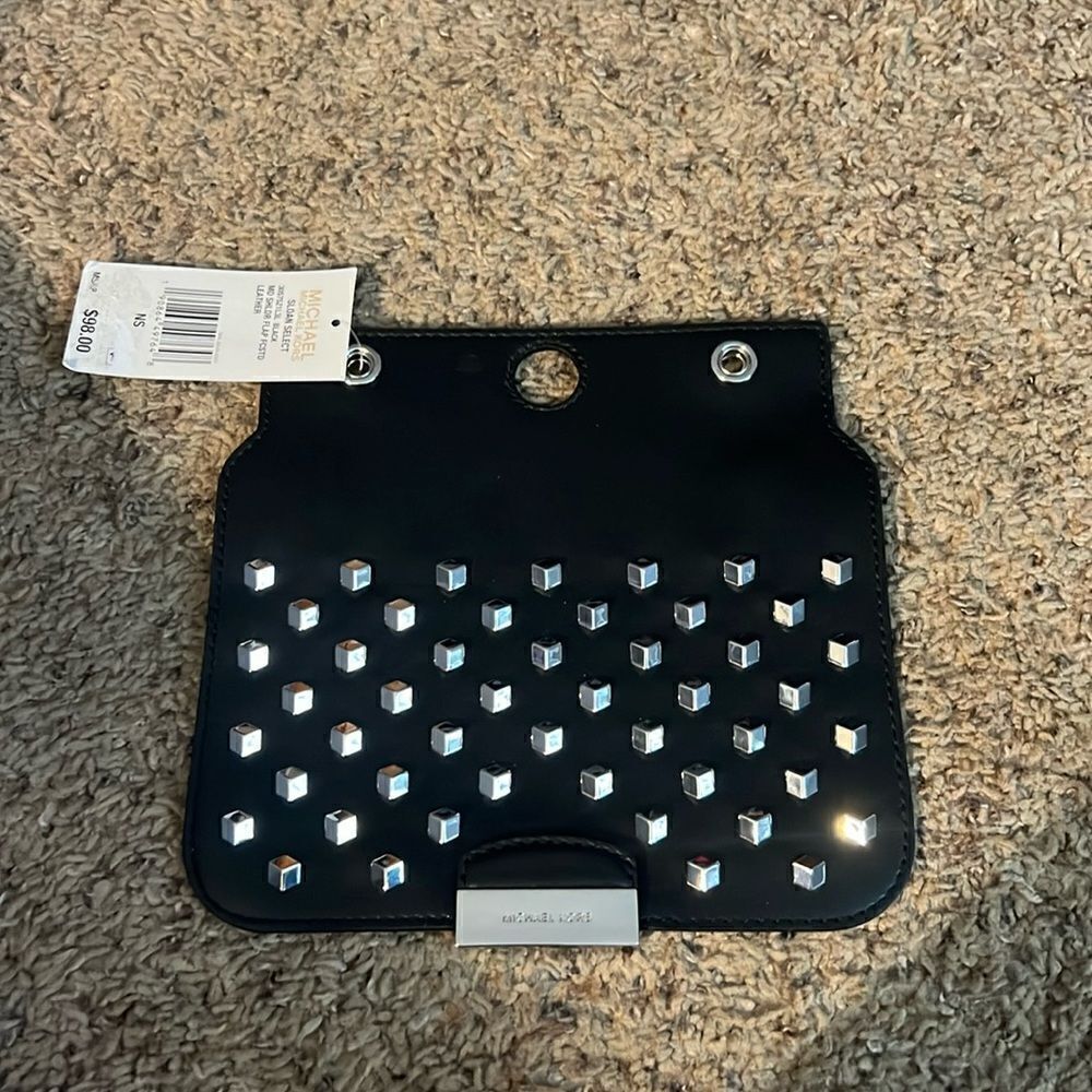 Micheal Kors Sloan Select Black Stud Flap